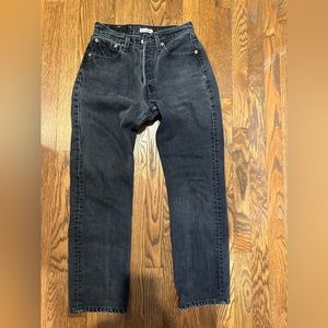 Mid rise classic 501 vintage Levis. Fits like a size 0.